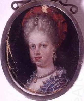 Portrait of Maria Luisa of Savoy, Miguel Ximenez